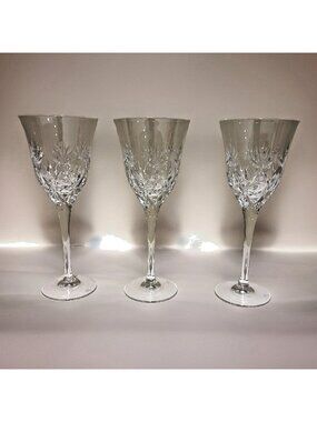 Vintage Royal Prestige Florence Wine Glasses Hand Blown Glass Italy Set of 3